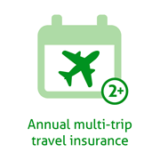Annual multi-trip travel insurance