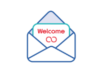 welcome envelope icon