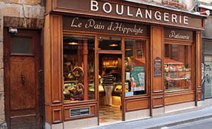 Traditional boulangerie in Lyon