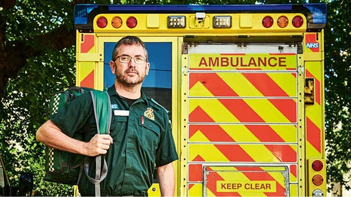 Emergency services man