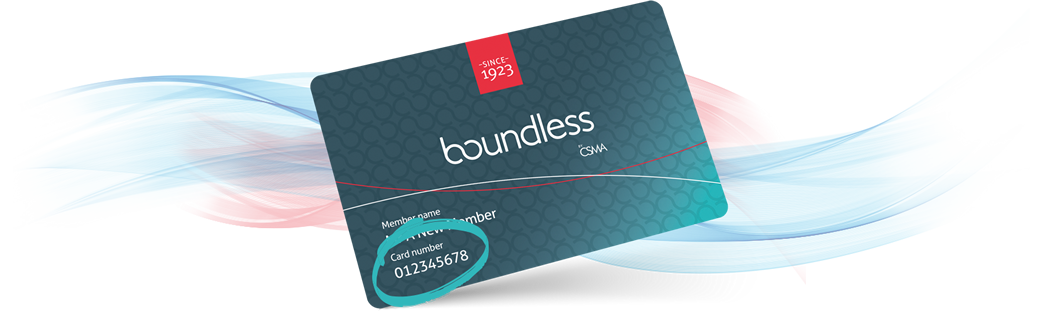 Boundless membership card