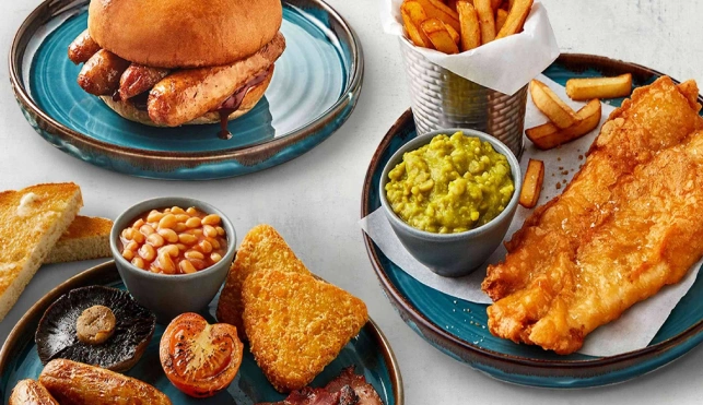 Selection of food options