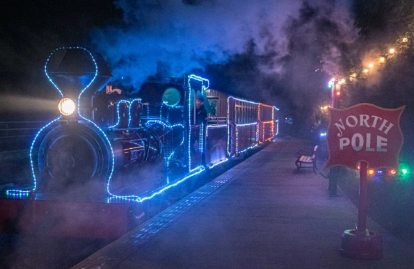 Santa Express train at Statfold Country Park
