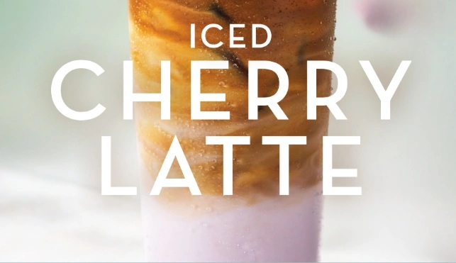 Iced Cherry Latte