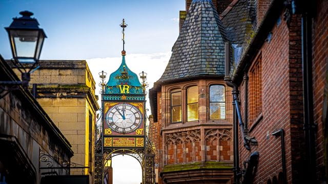 chester, clock, historic